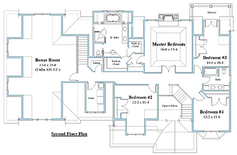 unique home 2nd floor plan